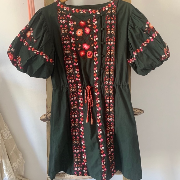Free People Never Worn Folk Summer Dress - Picture 1 of 8
